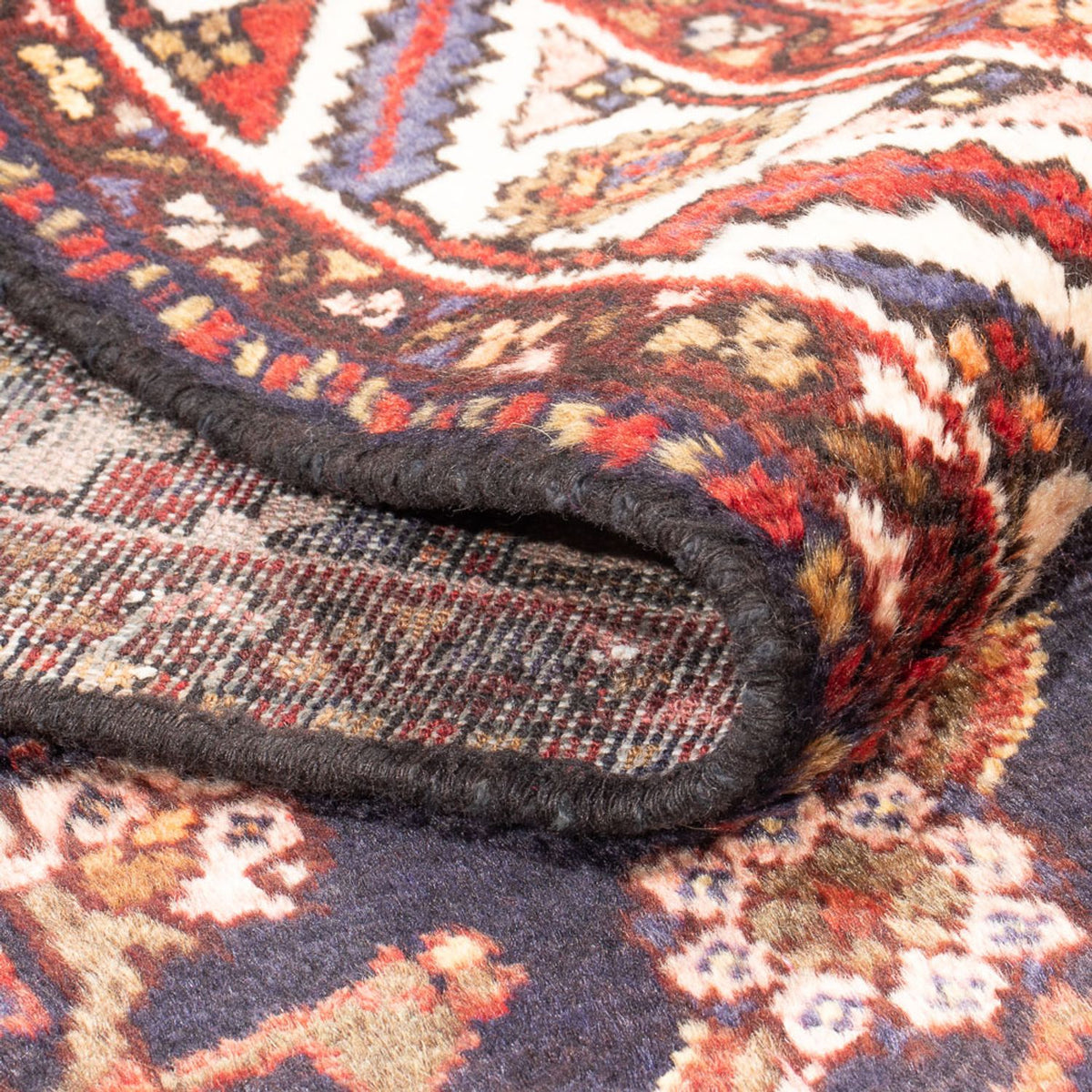 Runner Persisk matta - Nomadic - 290 x 103 cm - mörkblå