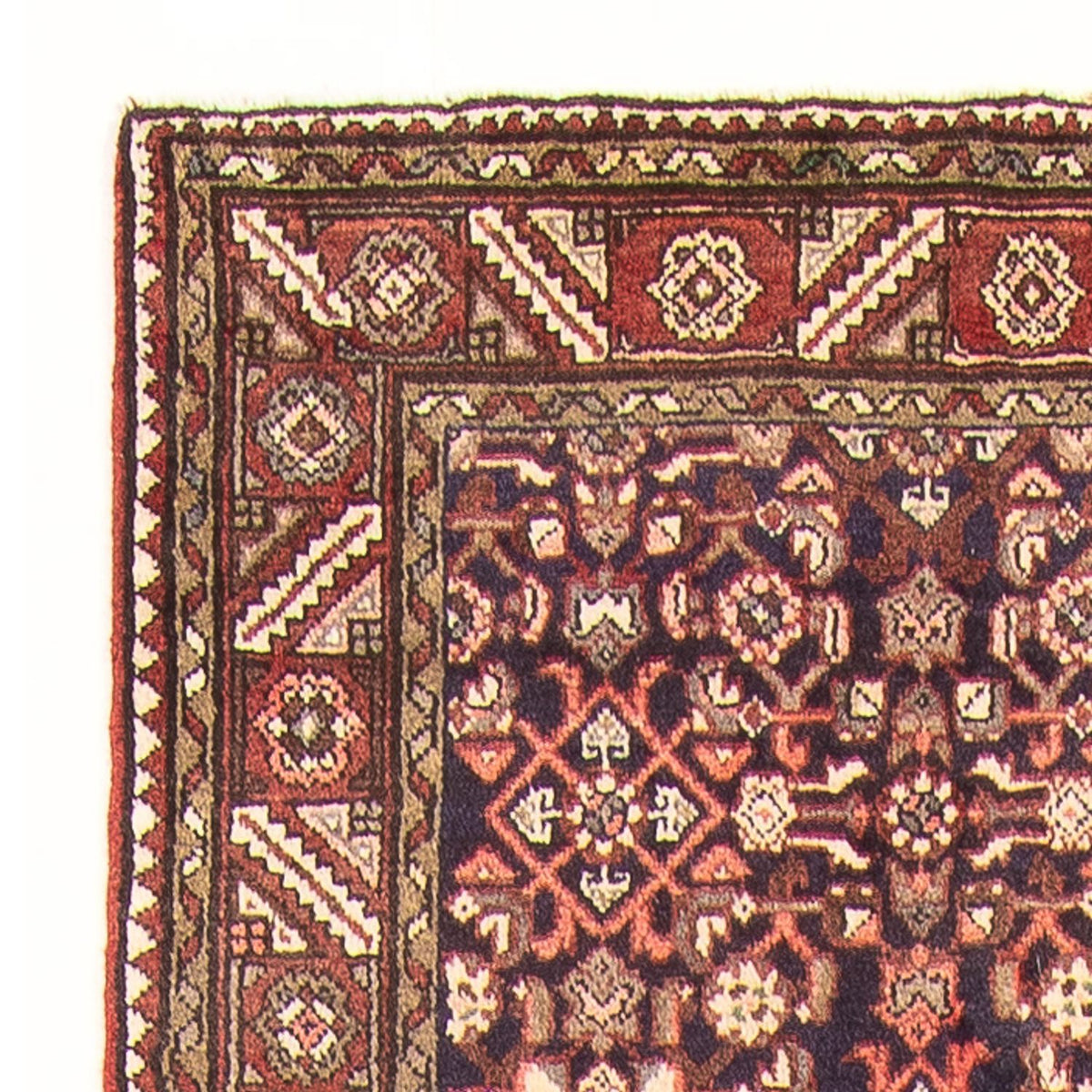 Runner Persisk matta - Nomadic - 317 x 103 cm - mörkblå