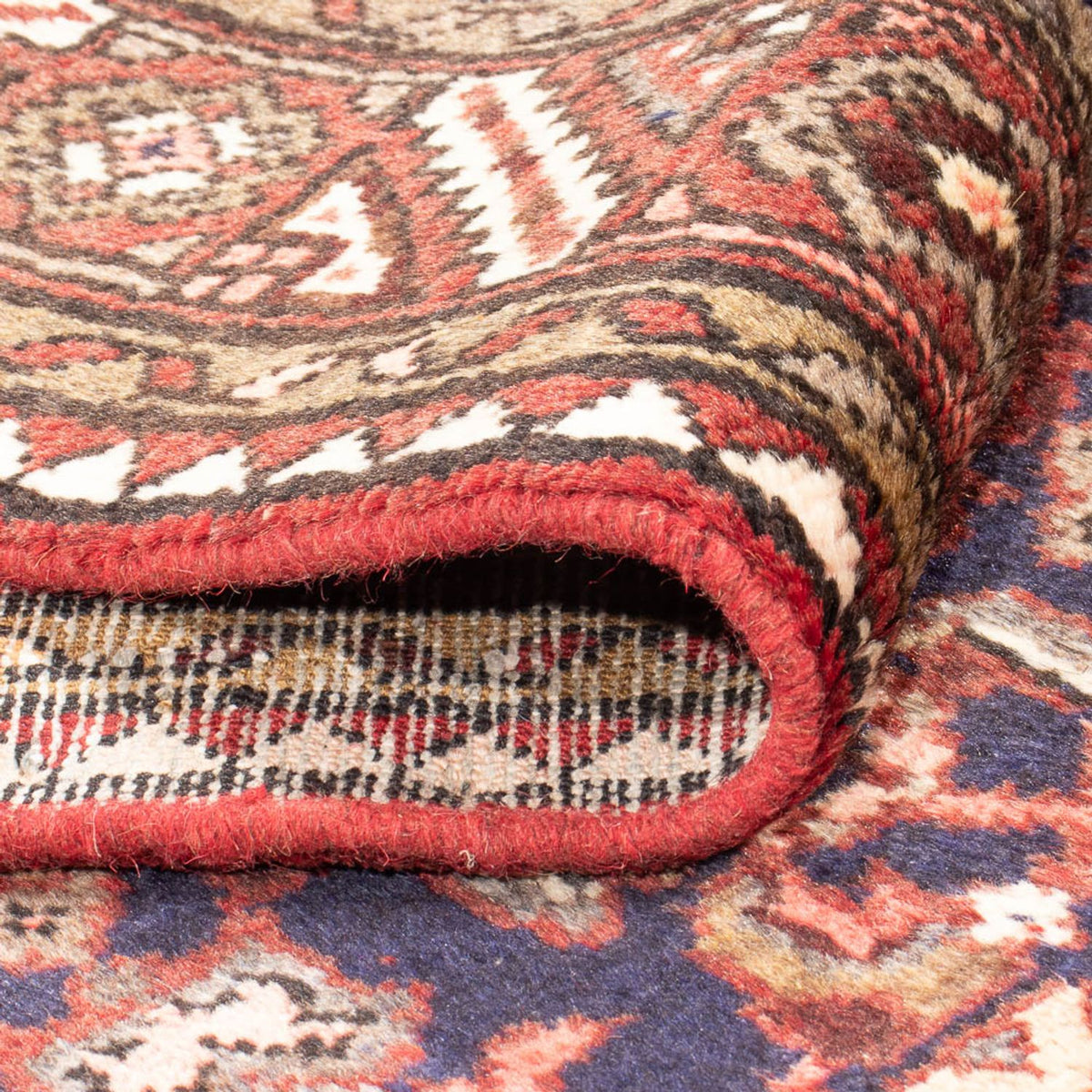 Runner Persisk matta - Nomadic - 317 x 103 cm - mörkblå