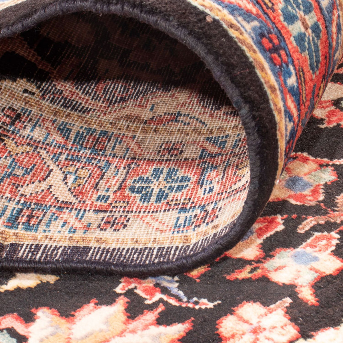 Runner Persisk matta - Nomadic - 307 x 106 cm - mörkblå