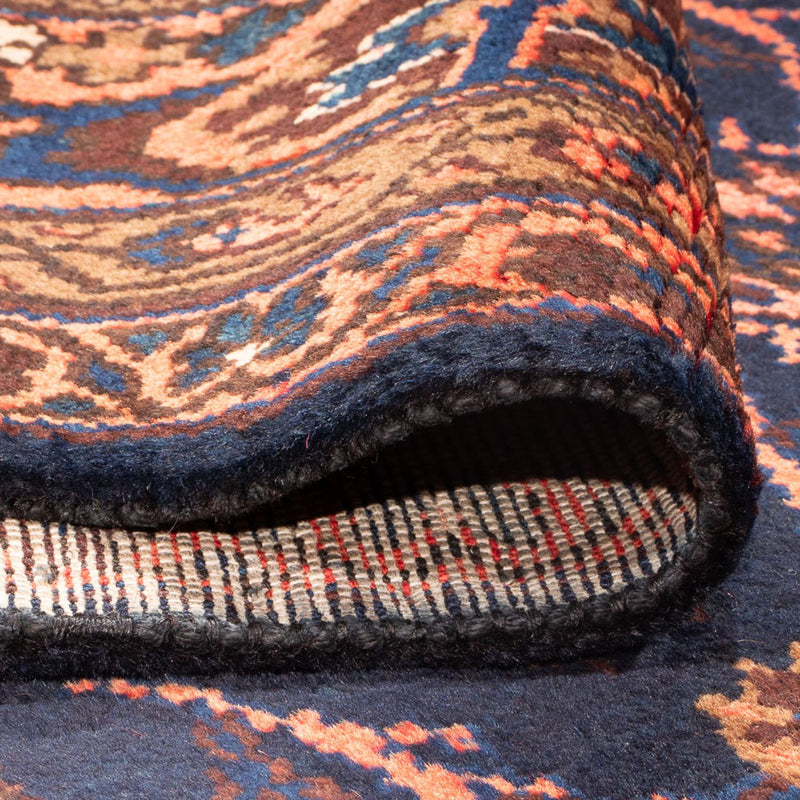 Runner Persisk matta - Nomadic - 323 x 120 cm - mörkblå