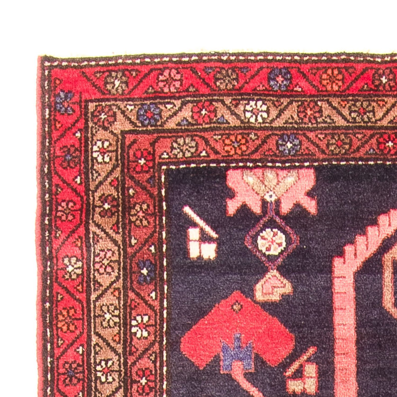 Runner Persisk matta - Nomadic - 308 x 121 cm - mörkblå