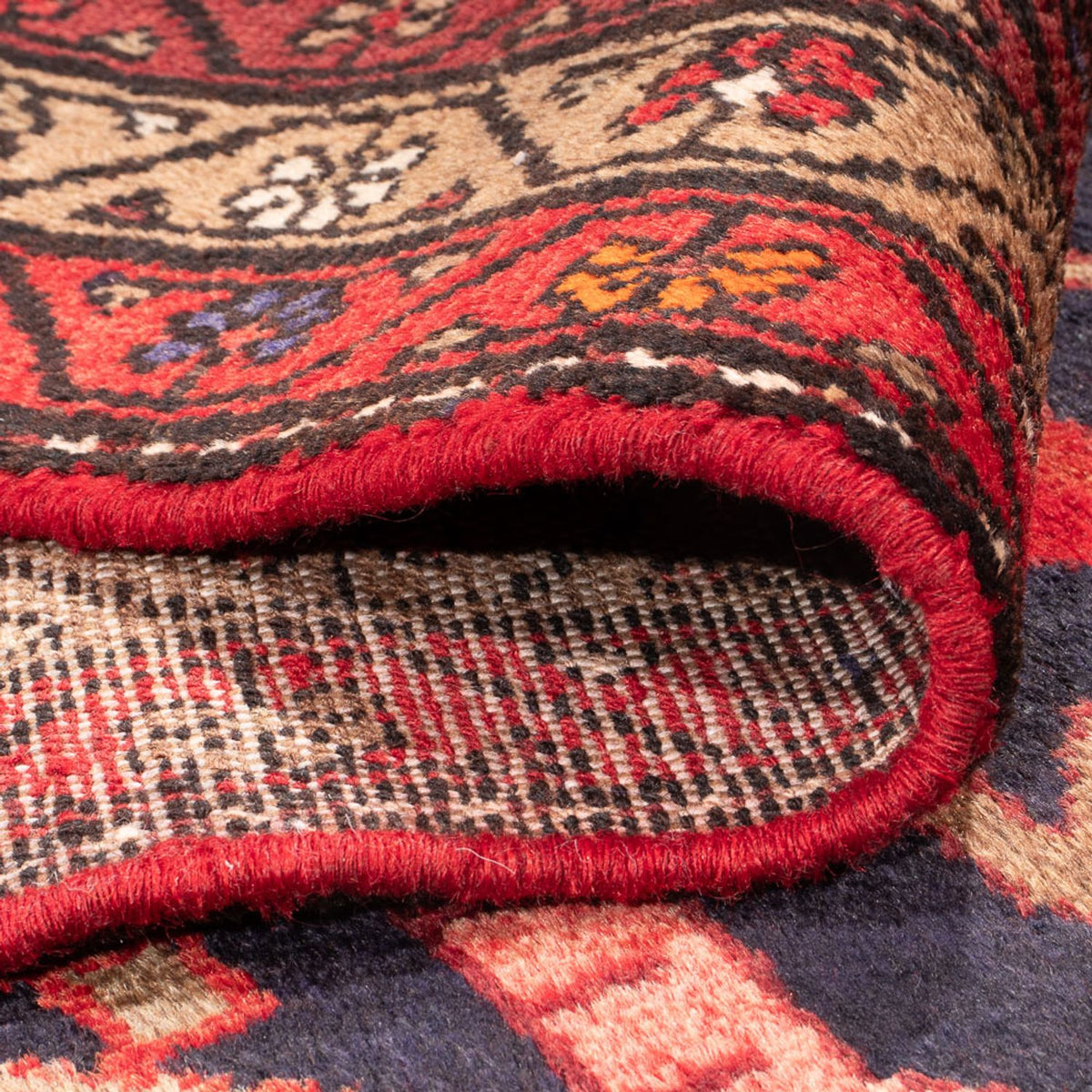 Runner Persisk matta - Nomadic - 308 x 121 cm - mörkblå