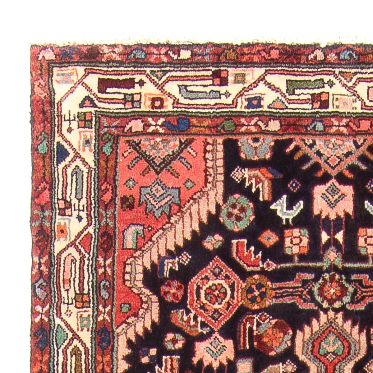 Runner Persisk matta - Nomadic - 307 x 97 cm - mörkblå