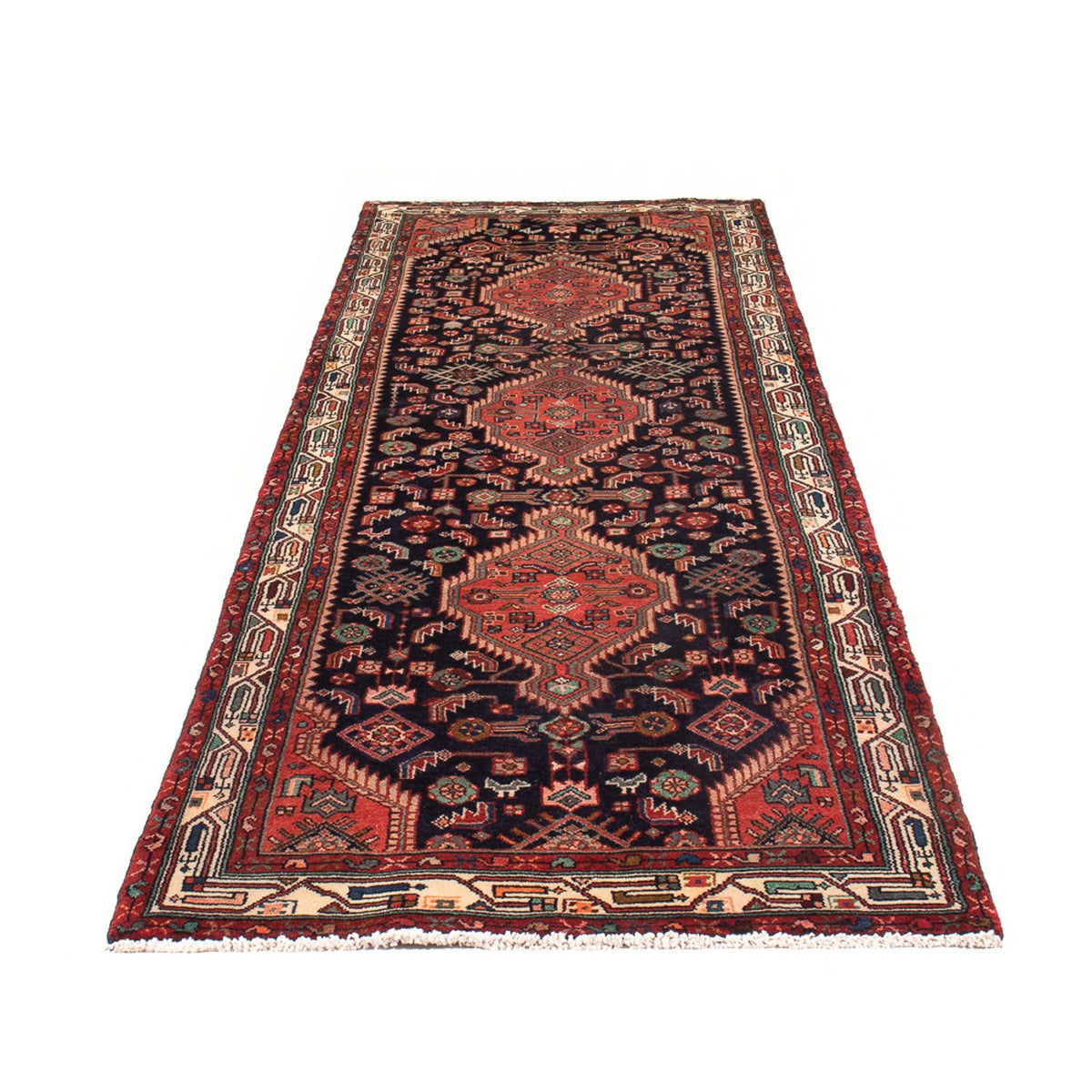 Runner Persisk matta - Nomadic - 307 x 97 cm - mörkblå