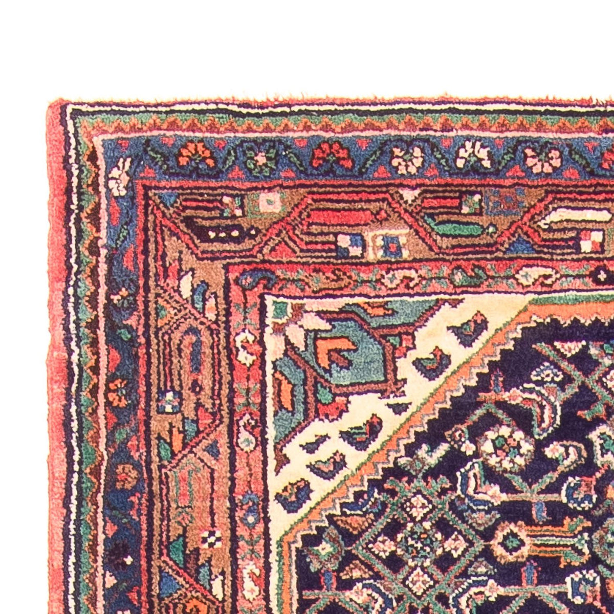 Runner Persisk matta - Nomadic - 324 x 111 cm - mörkblå