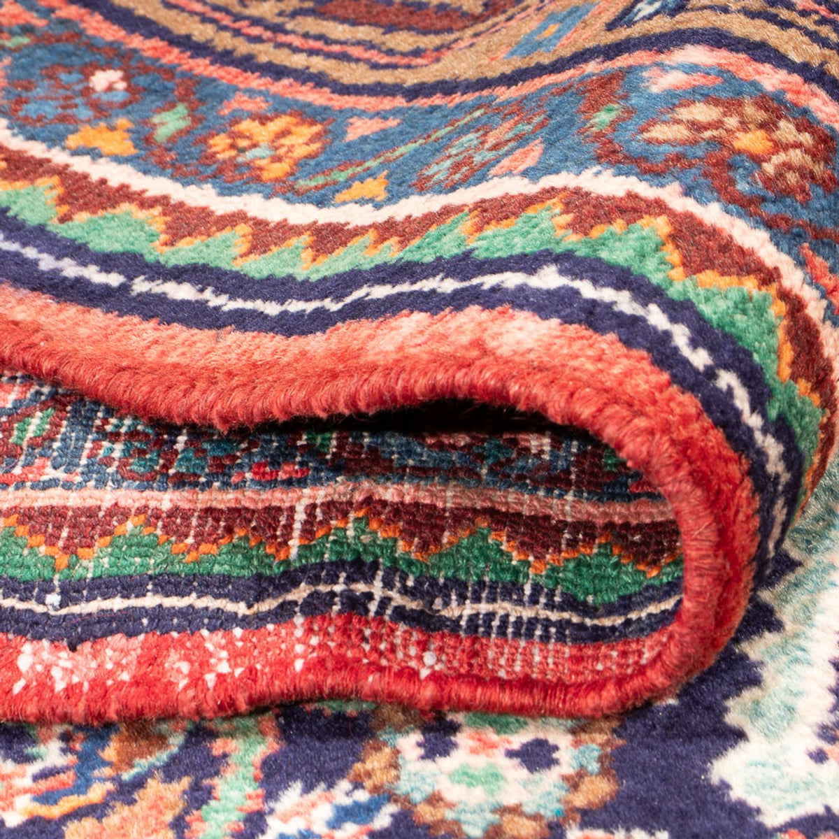 Runner Persisk matta - Nomadic - 324 x 111 cm - mörkblå