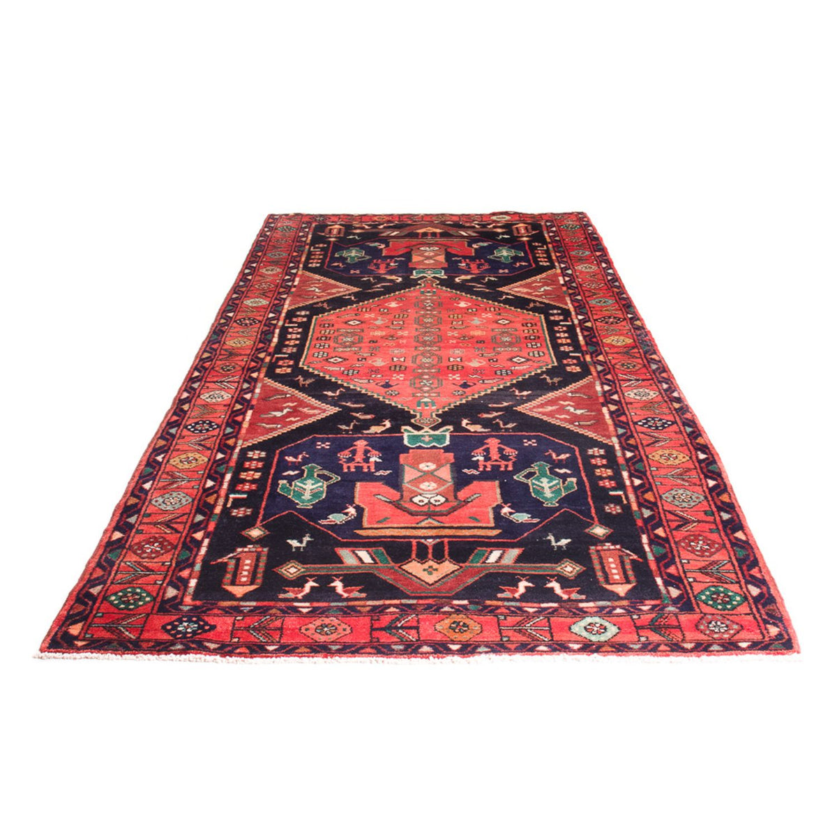 Runner Persisk matta - Nomadic - 324 x 130 cm - mörkblå