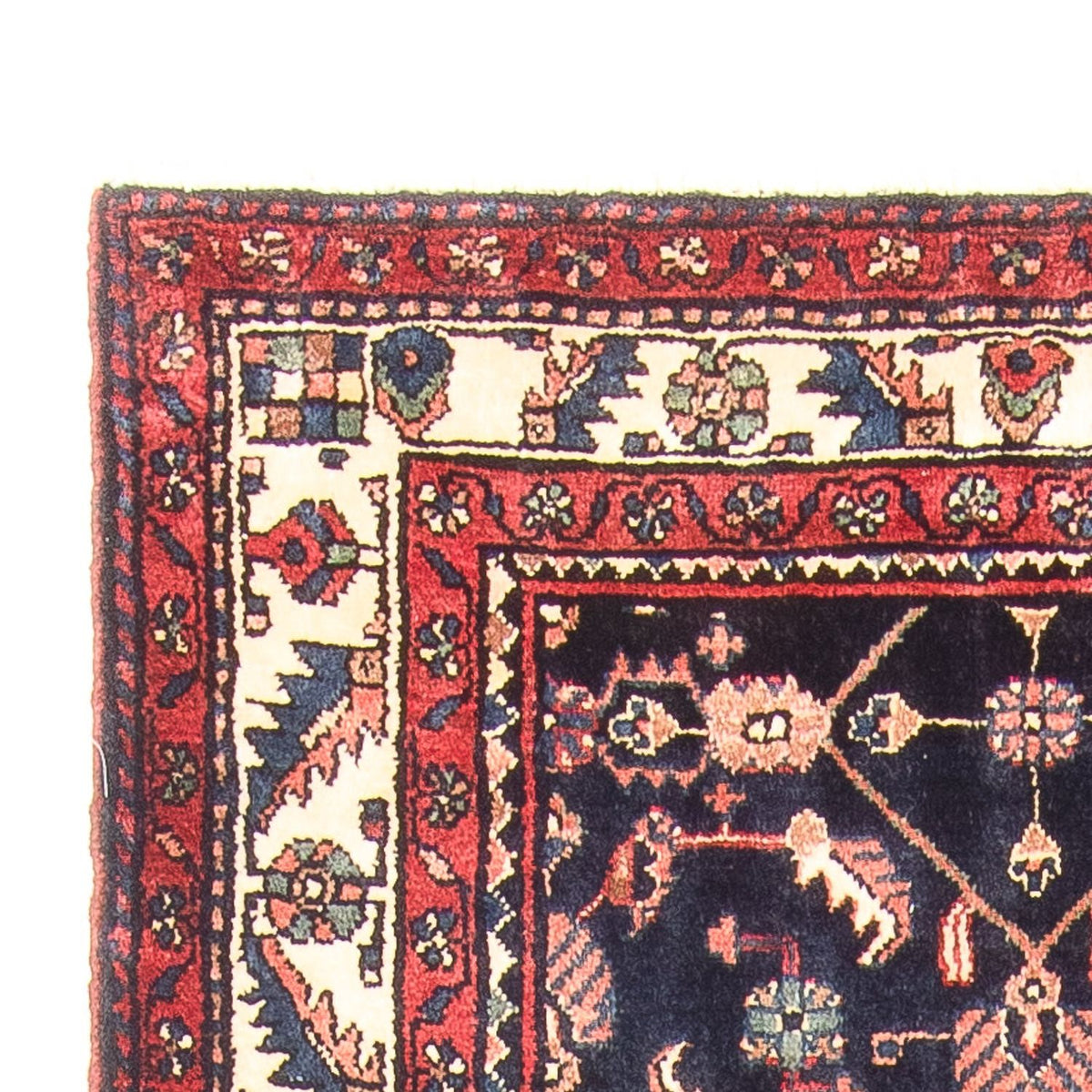 Runner Persisk matta - Nomadic - 313 x 110 cm - mörkblå