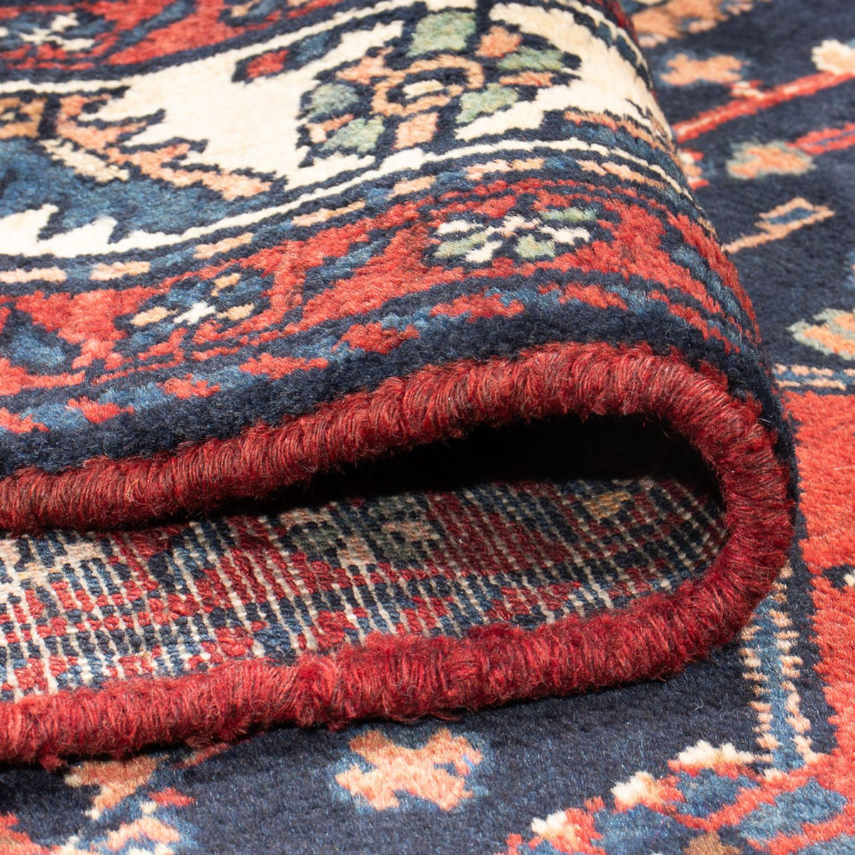 Runner Persisk matta - Nomadic - 313 x 110 cm - mörkblå