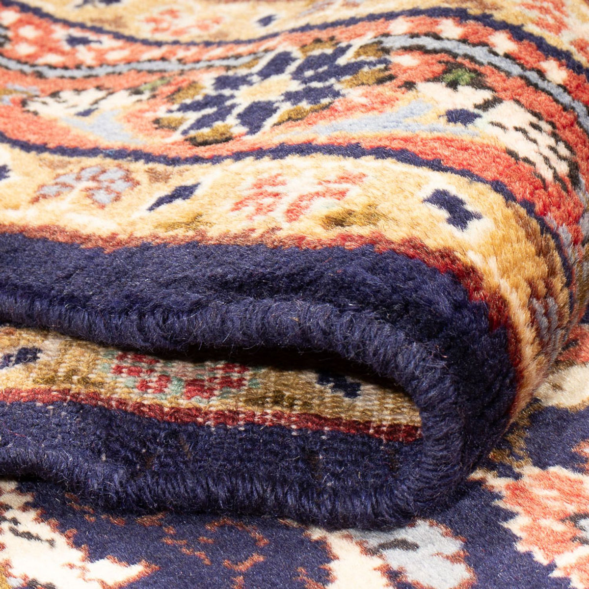 Runner Persisk matta - Nomadic - 336 x 102 cm - mörkblå