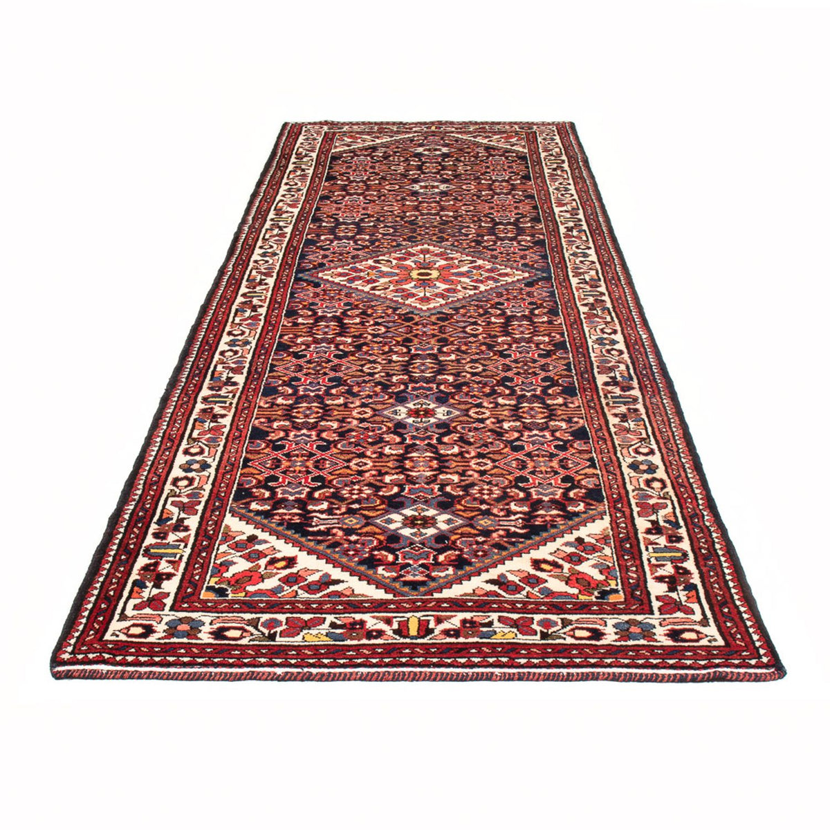 Runner Persisk matta - Nomadic - 330 x 116 cm - mörkblå