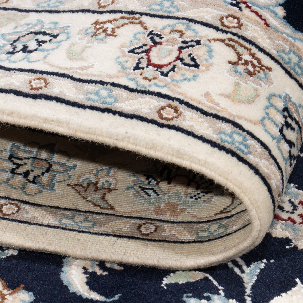 Persisk matta - Nain - Premium - 140 x 70 cm - mörkblå