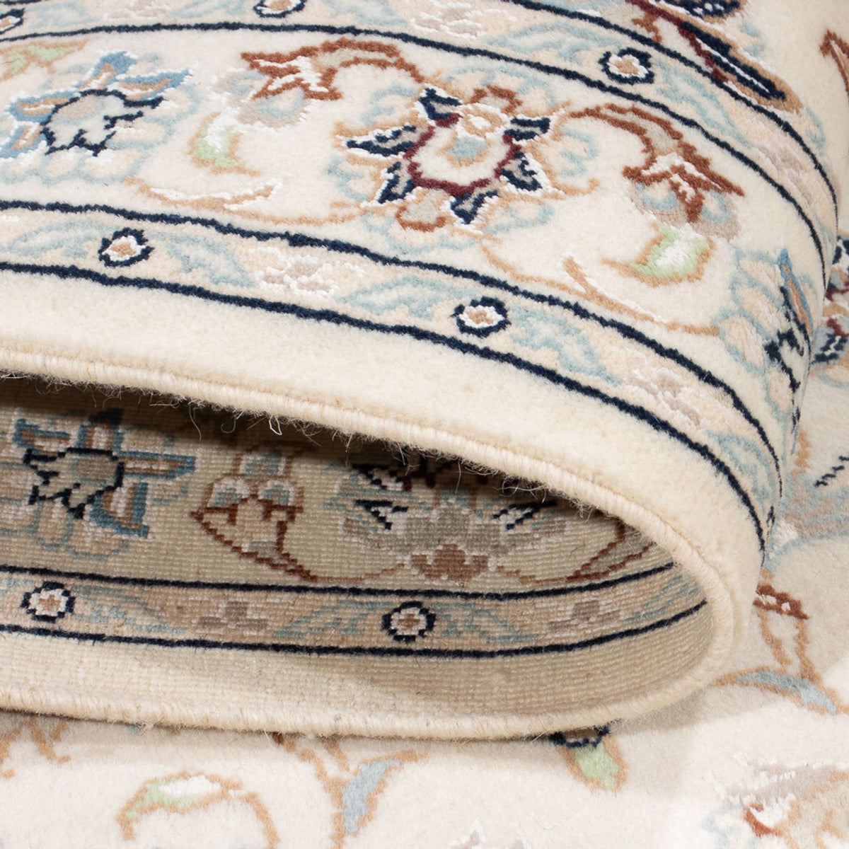 Persisk matta - Nain - Premium - 137 x 76 cm - grädde