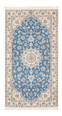 Persisk matta - Nain - Premium - 138 x 76 cm - ljusblå