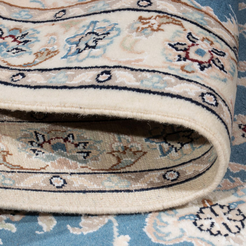 Persisk matta - Nain - Premium - 138 x 76 cm - ljusblå