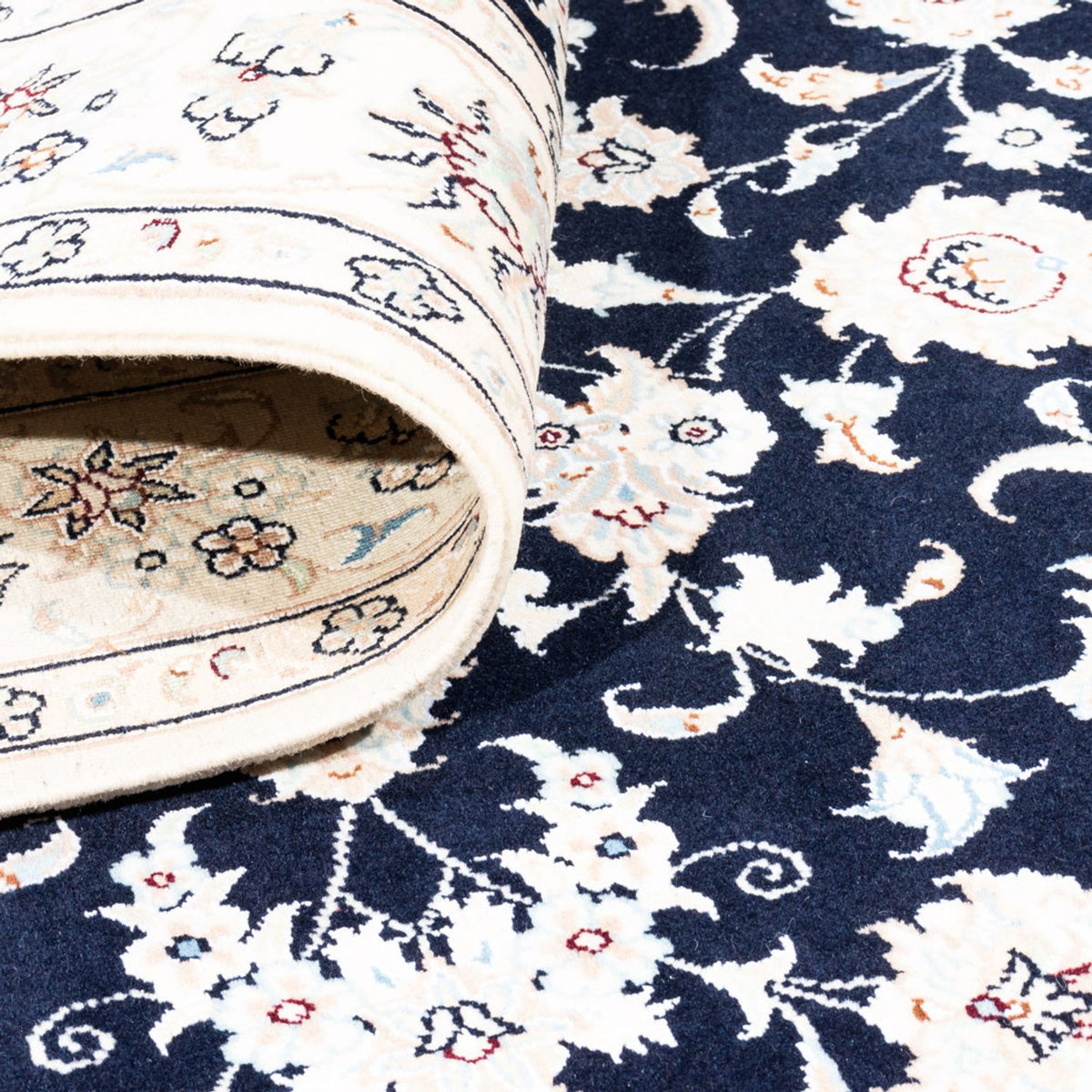 Persisk matta - Nain - Premium - 174 x 121 cm - mörkblå