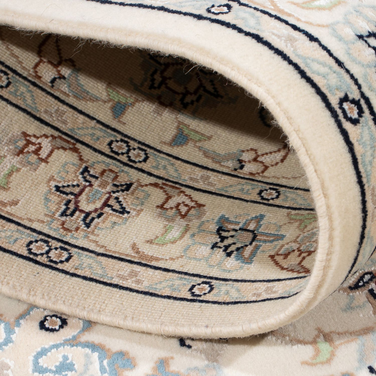 Persisk matta - Nain - Premium - 138 x 76 cm - grädde