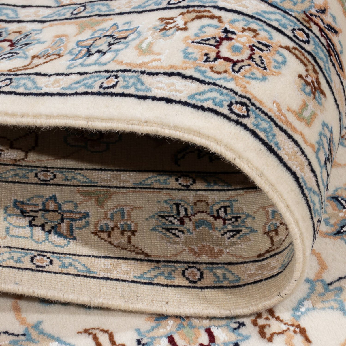 Persisk matta - Nain - Premium - 137 x 76 cm - grädde