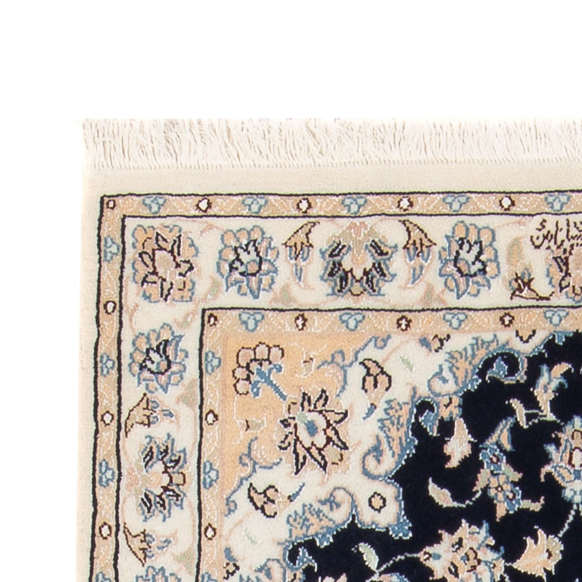 Persisk matta - Nain - Premium - 134 x 74 cm - mörkblå