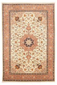 Persisk matta - Tabriz - Royal - 285 x 180 cm - grädde