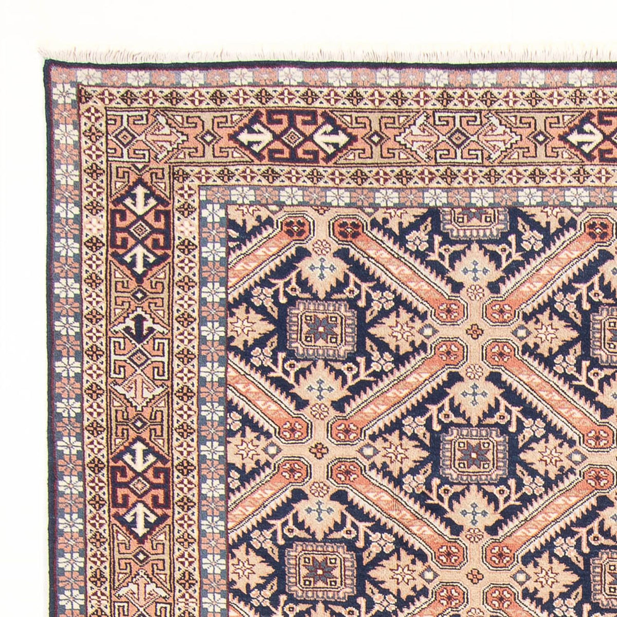 Persisk matta - Nomadic - 286 x 190 cm - mörkblå