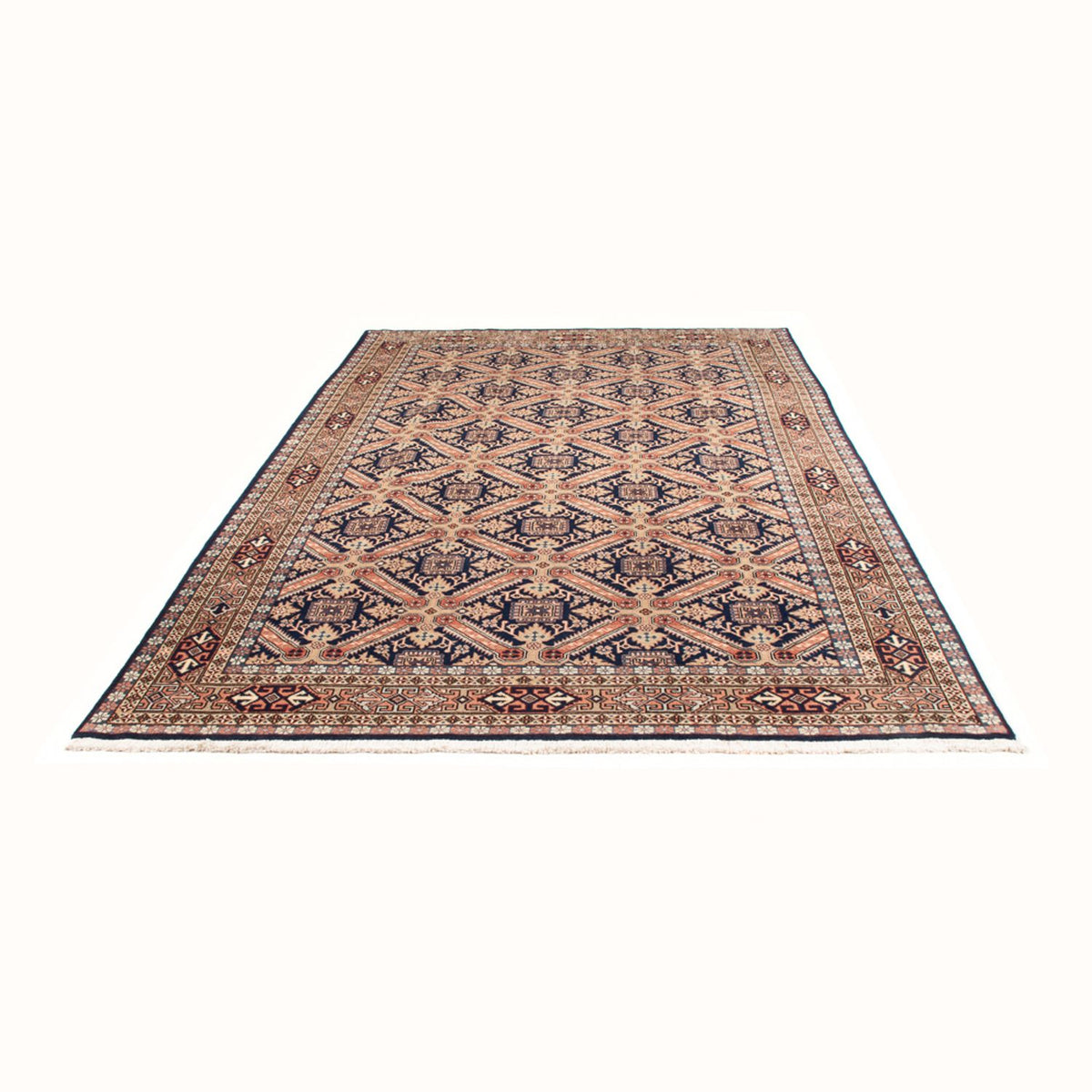 Persisk matta - Nomadic - 286 x 190 cm - mörkblå