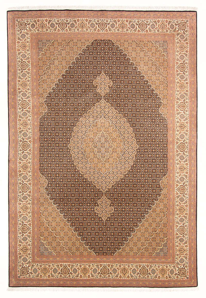 Persisk matta - Tabriz - Royal - 297 x 200 cm - mörkblå