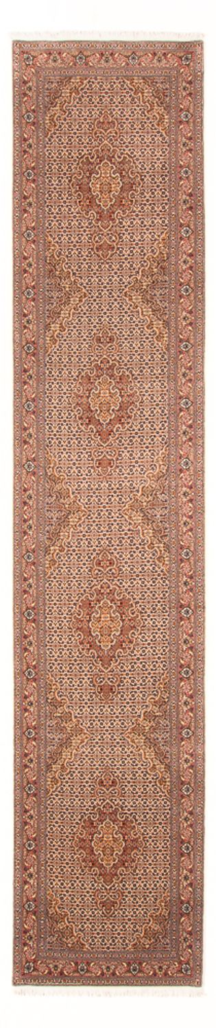 Runner Persisk matta - Tabriz - Royal - 400 x 80 cm - beige