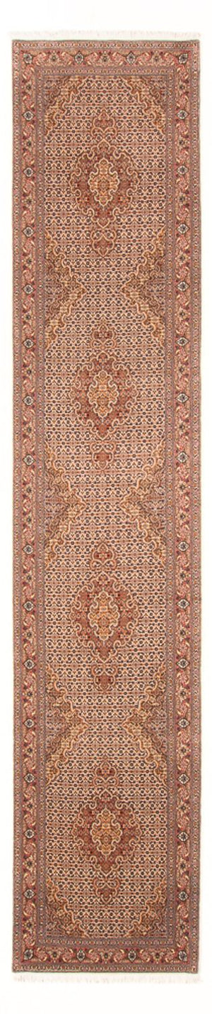 Runner Persisk matta - Tabriz - Royal - 400 x 80 cm - beige