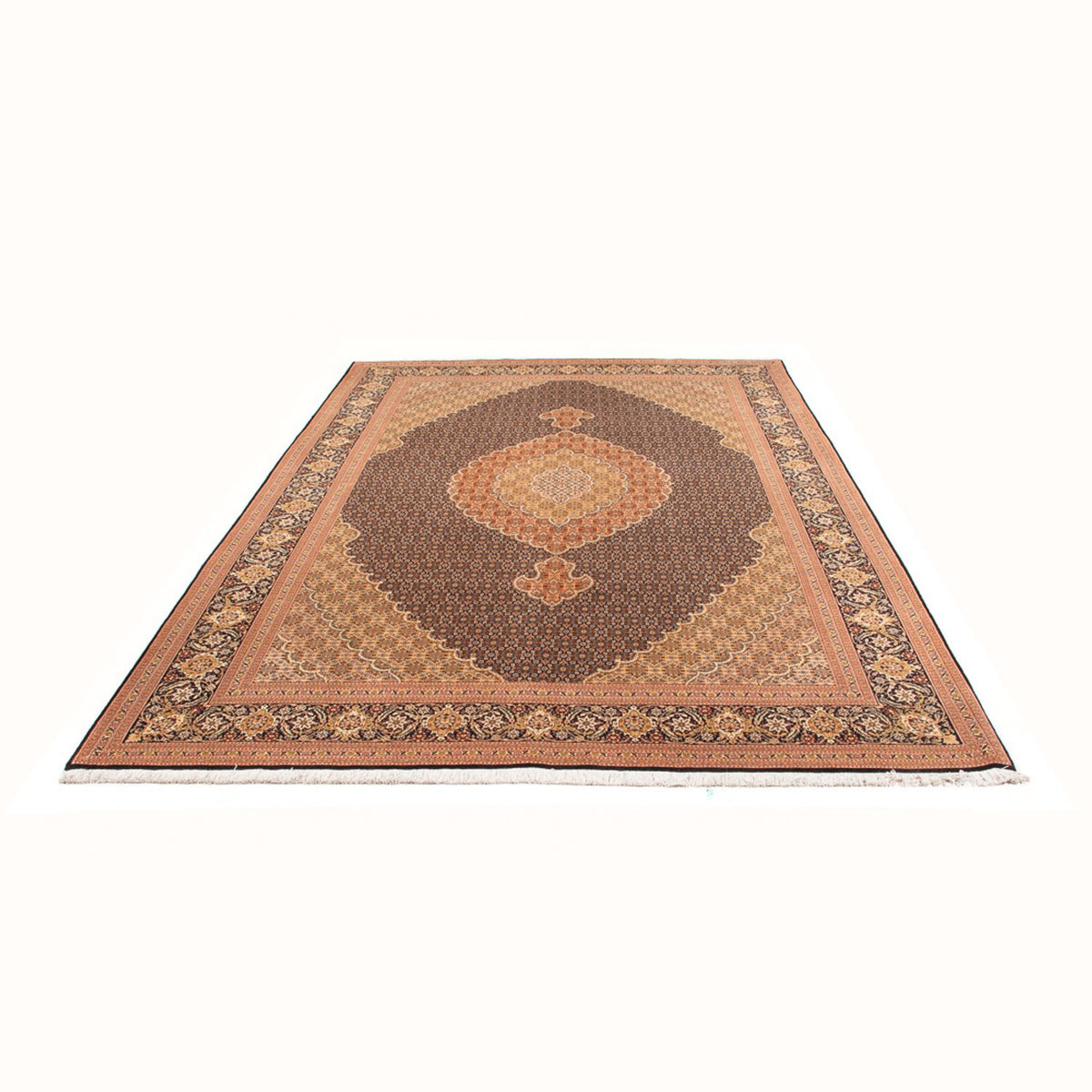 Persisk matta - Tabriz - Royal - 297 x 200 cm - mörkblå