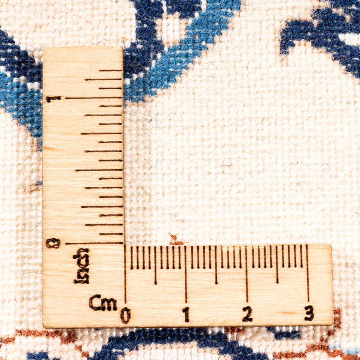 Persisk matta - Nain - Premium kvadrat  - 212 x 212 cm - mörkblå