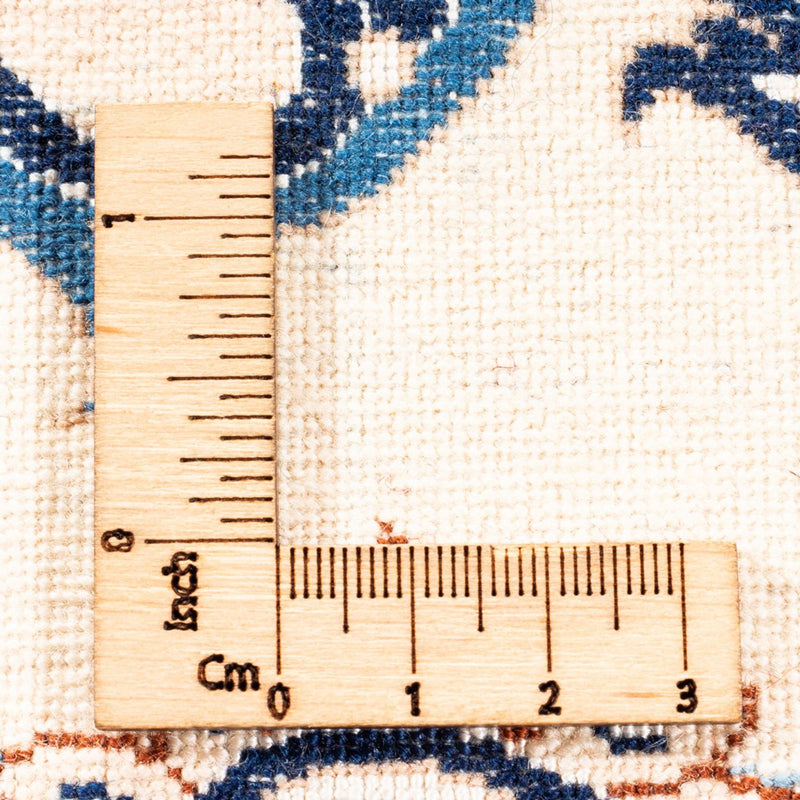 Persisk matta - Nain - Premium kvadrat  - 212 x 212 cm - mörkblå