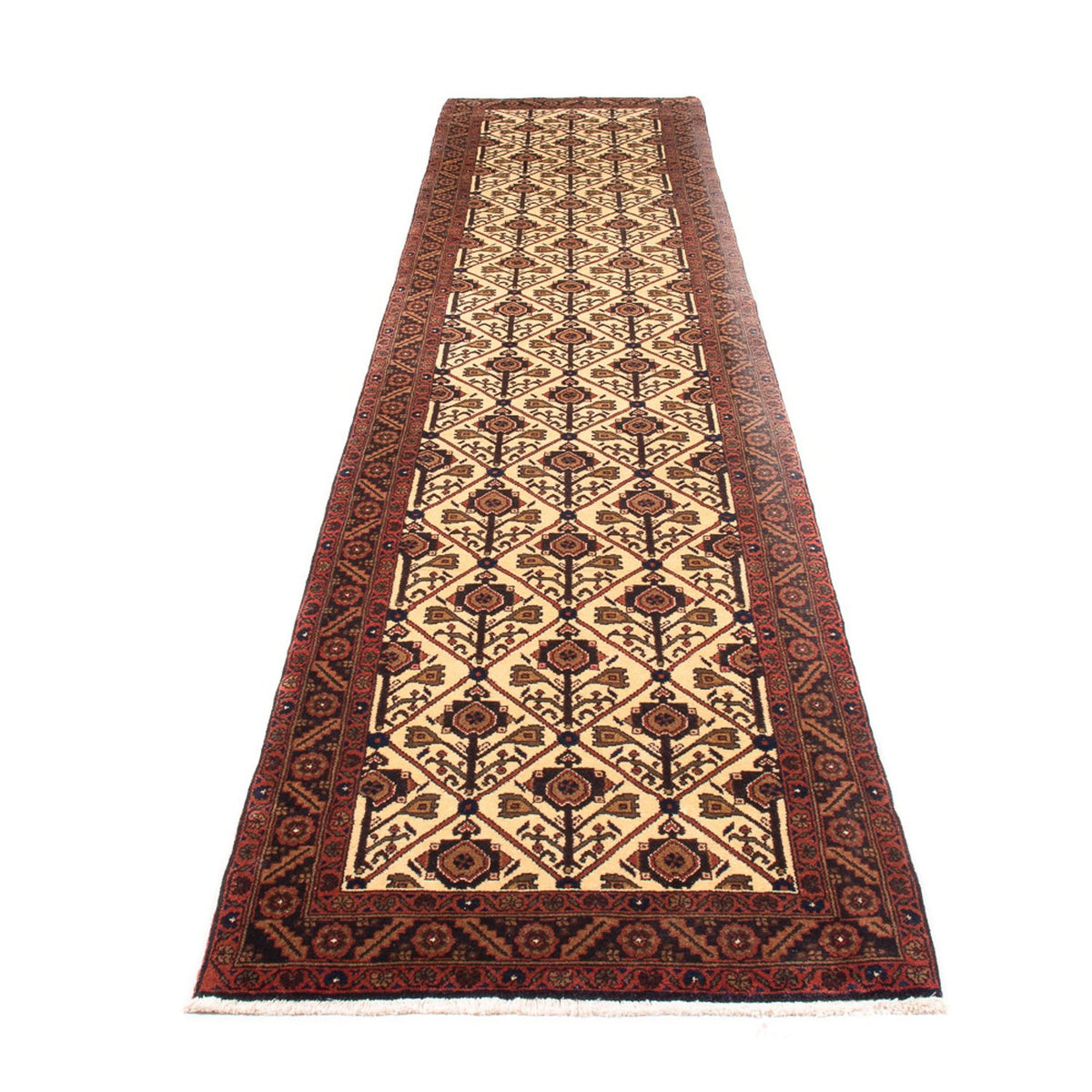 Runner Persisk matta - Nomadic - 414 x 90 cm - beige