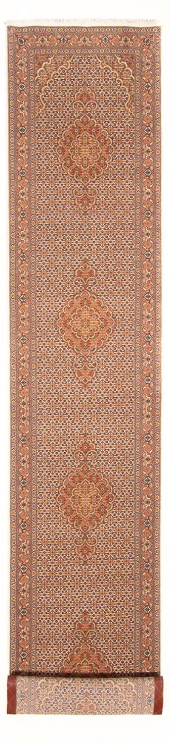 Runner Persisk matta - Tabriz - Royal - 407 x 78 cm - beige