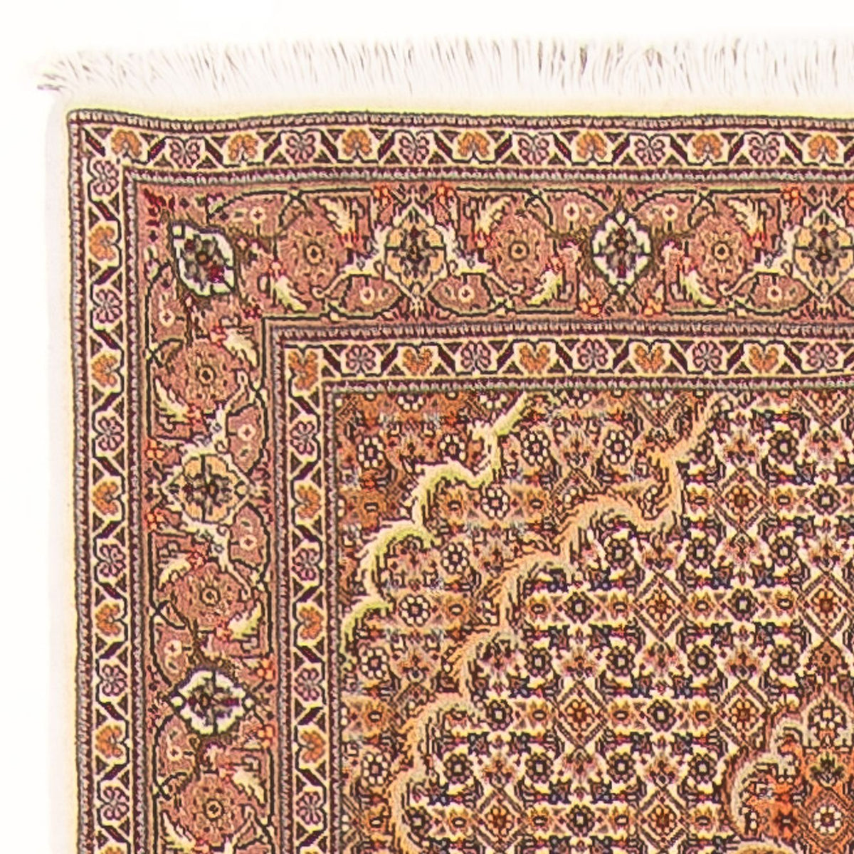Runner Persisk matta - Tabriz - Royal - 407 x 78 cm - beige