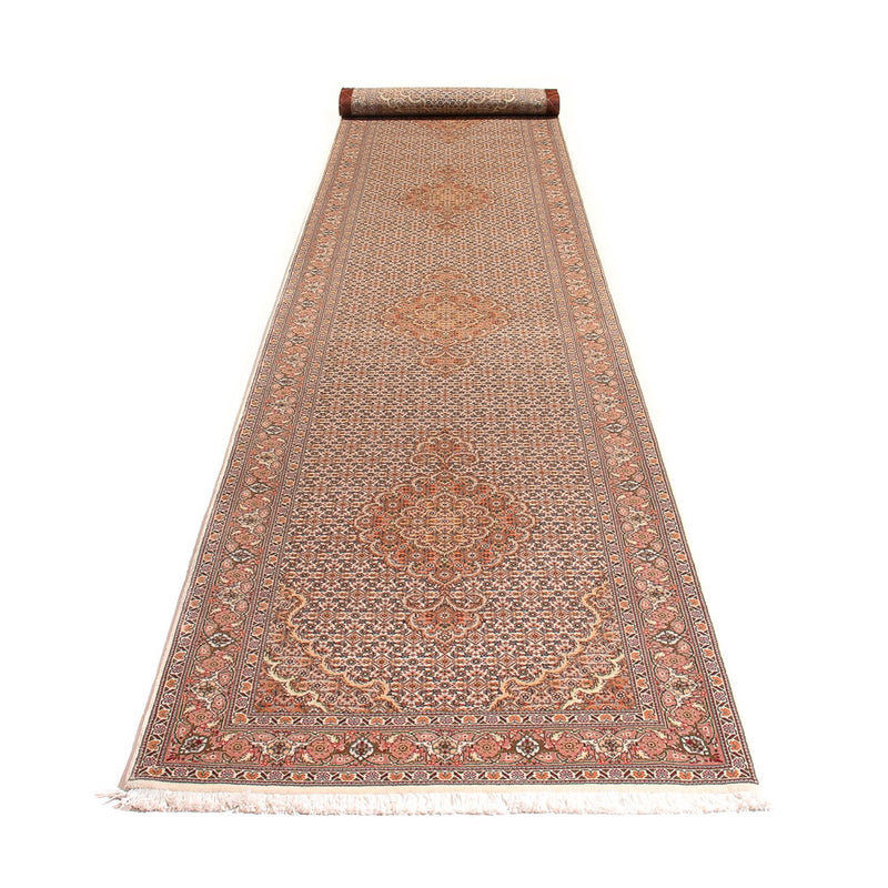 Runner Persisk matta - Tabriz - Royal - 407 x 78 cm - beige
