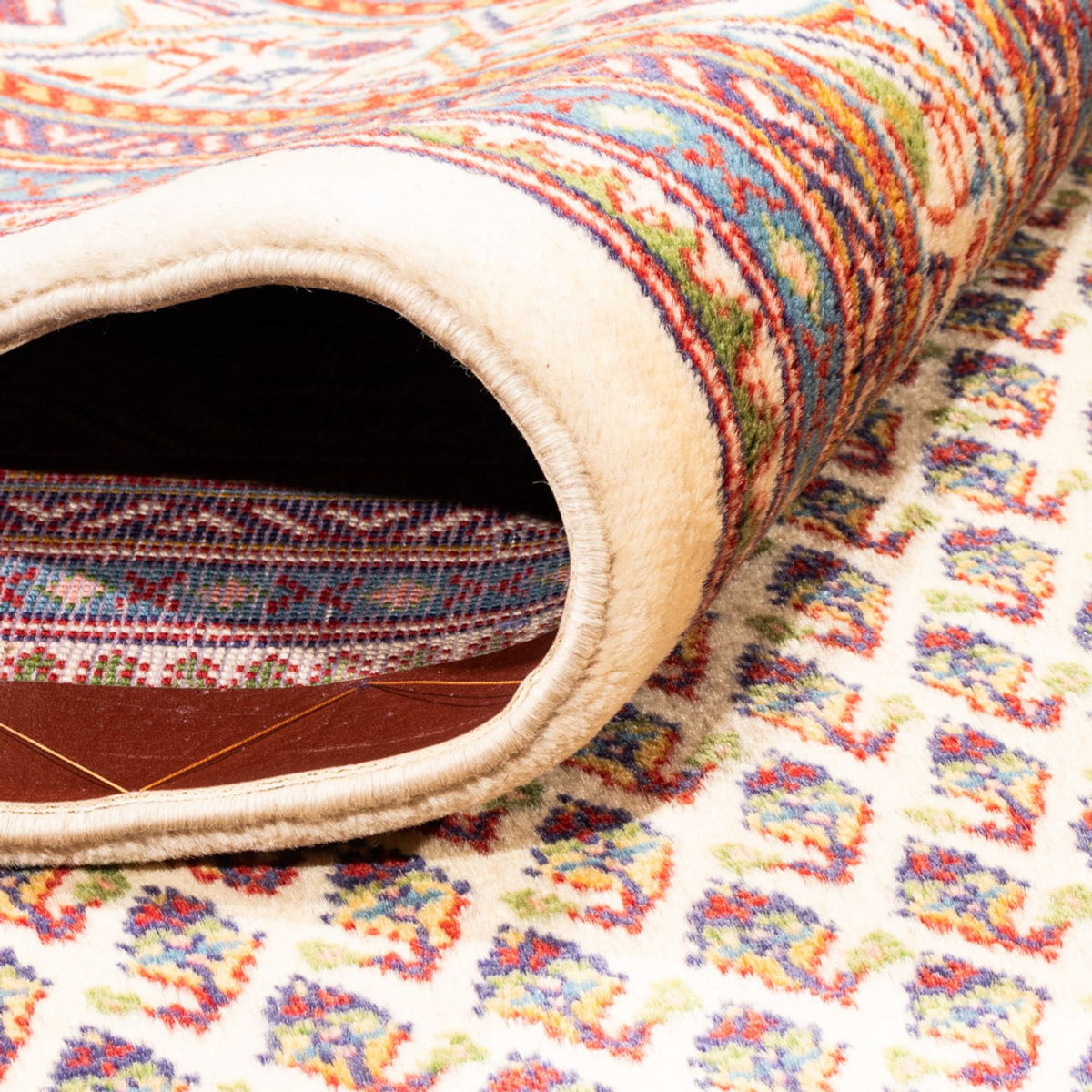 Persisk matta - Mir - 254 x 213 cm - ljusbeige