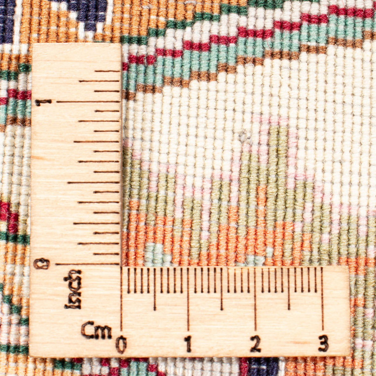 Persisk matta - Tabriz - Royal runt  - 200 x 200 cm - grädde