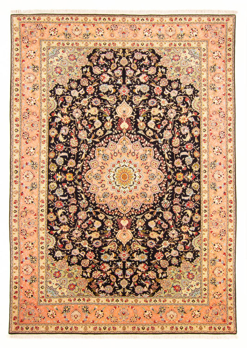 Persisk matta - Tabriz - Royal - 293 x 207 cm - mörkblå