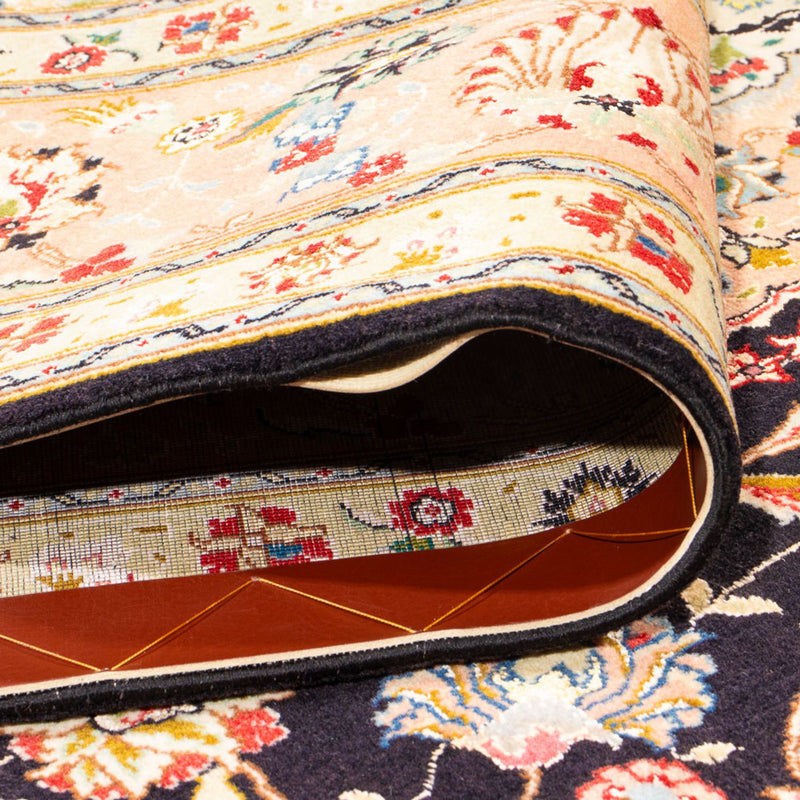 Persisk matta - Tabriz - Royal - 293 x 207 cm - mörkblå