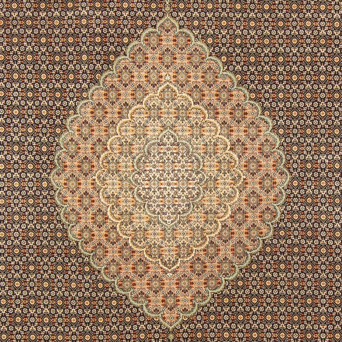 Persisk matta - Tabriz - Royal - 296 x 199 cm - mörkblå