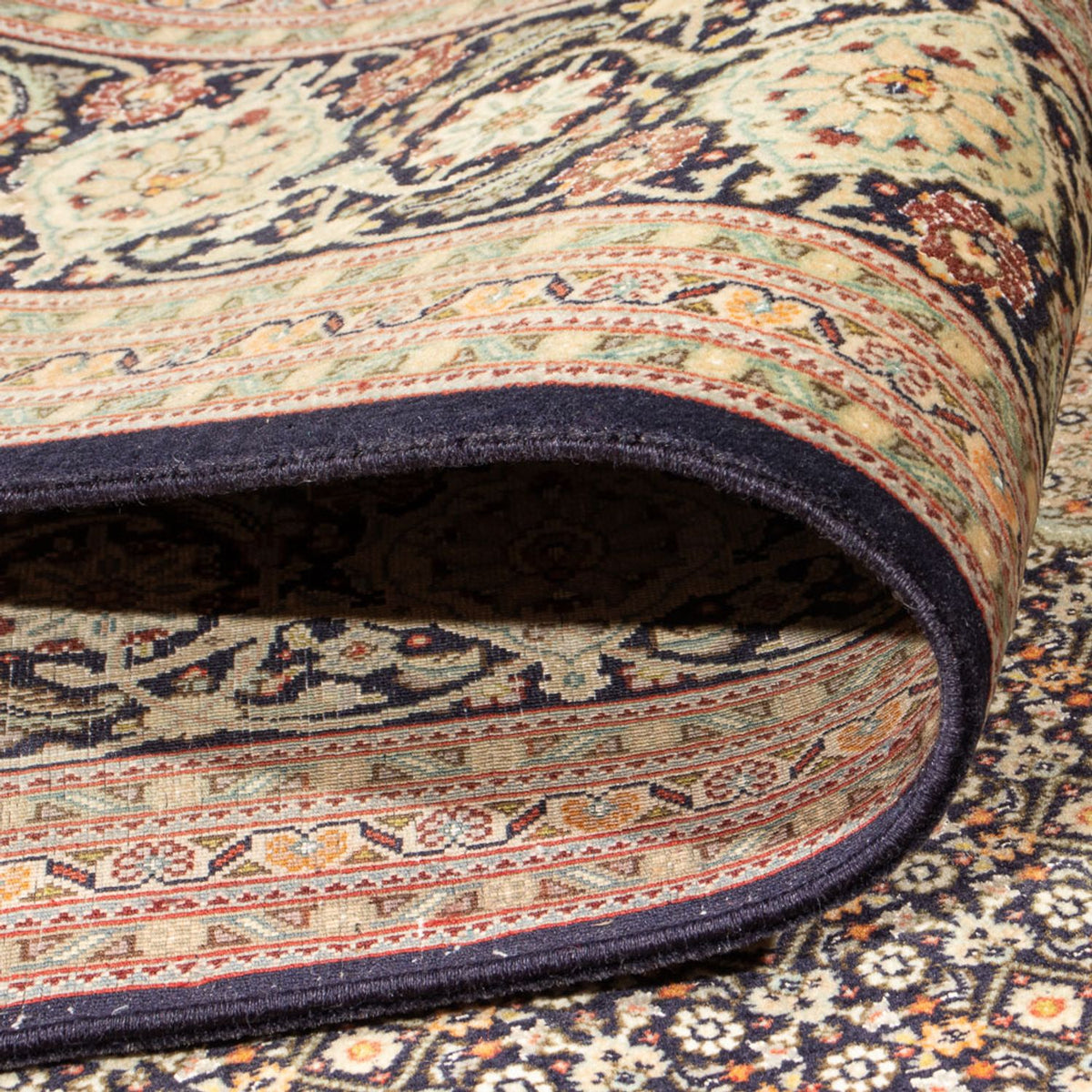 Persisk matta - Tabriz - Royal - 296 x 199 cm - mörkblå