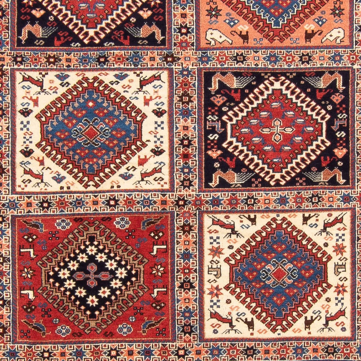 Persisk matta - Nomadic - 247 x 203 cm - flerfärgad