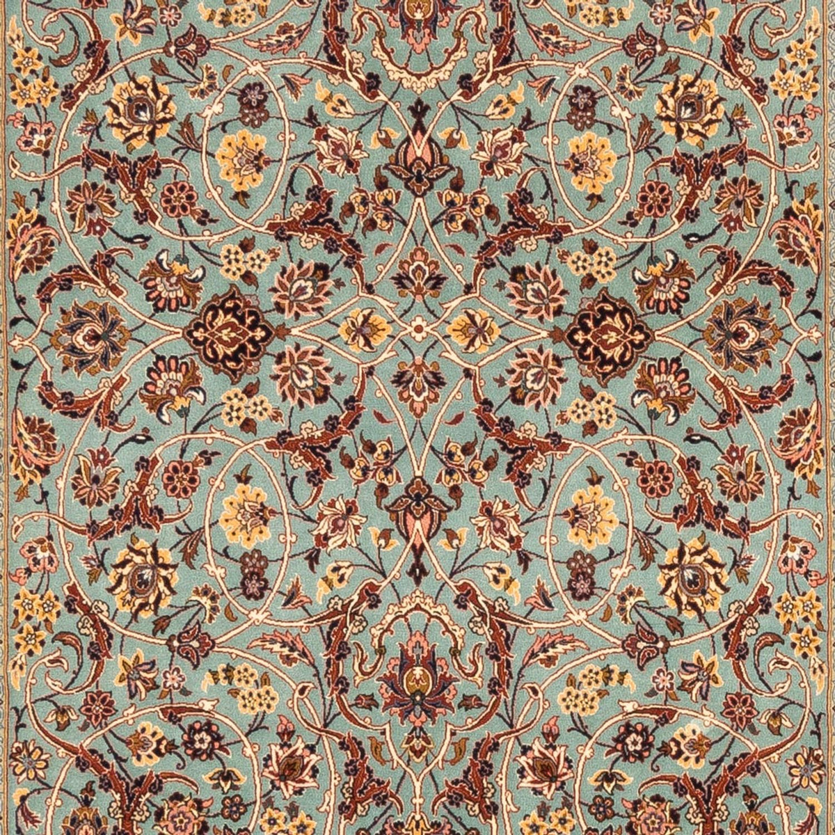 Persisk matta - Isfahan - Premium - 240 x 150 cm - grön
