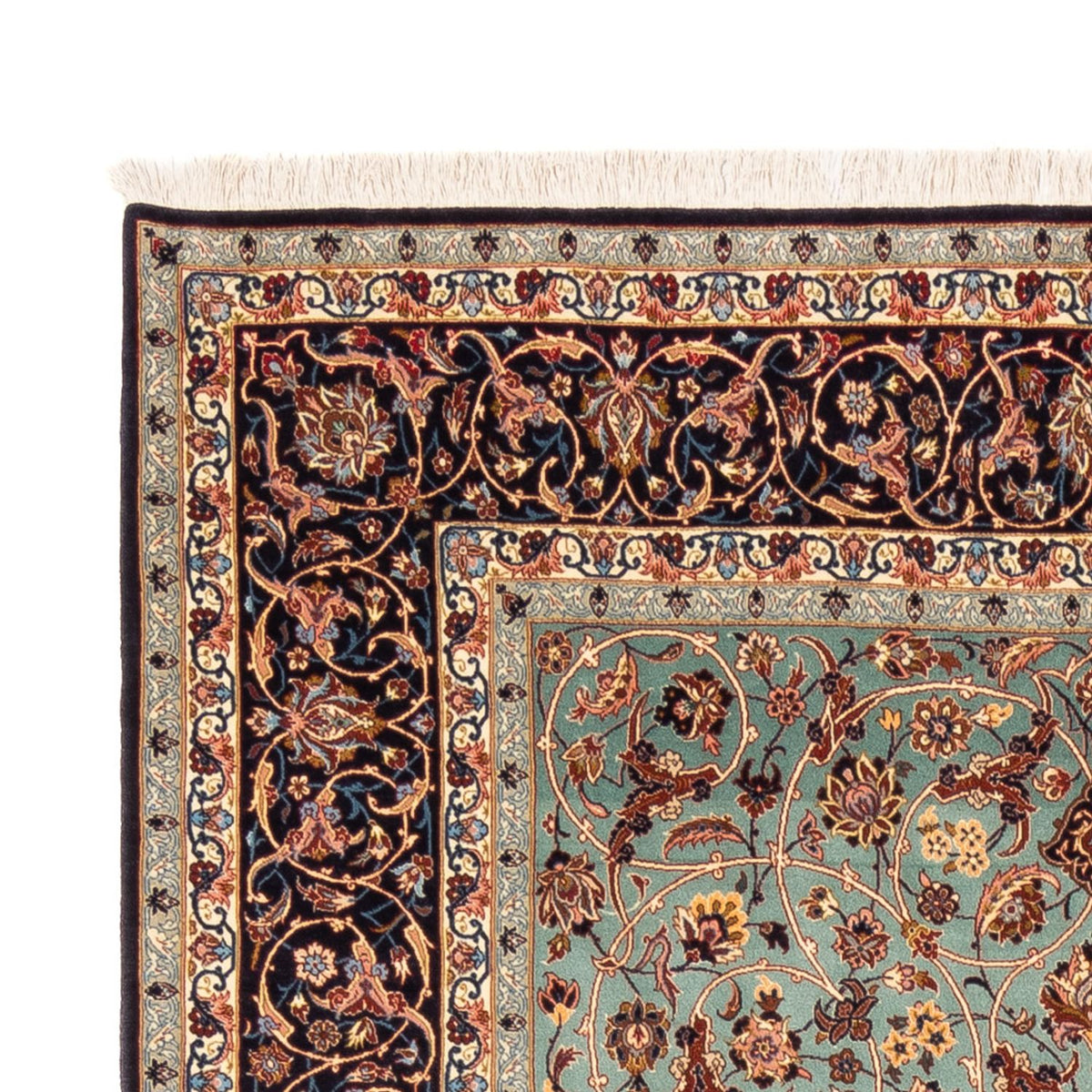 Persisk matta - Isfahan - Premium - 240 x 150 cm - grön