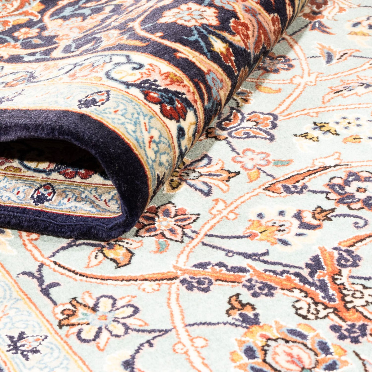 Persisk matta - Isfahan - Premium - 240 x 150 cm - grön