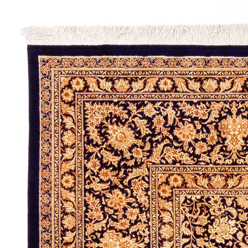 Silk Carpet - Ghom Silk - Premium kvadrat  - 247 x 243 cm - mörk beige