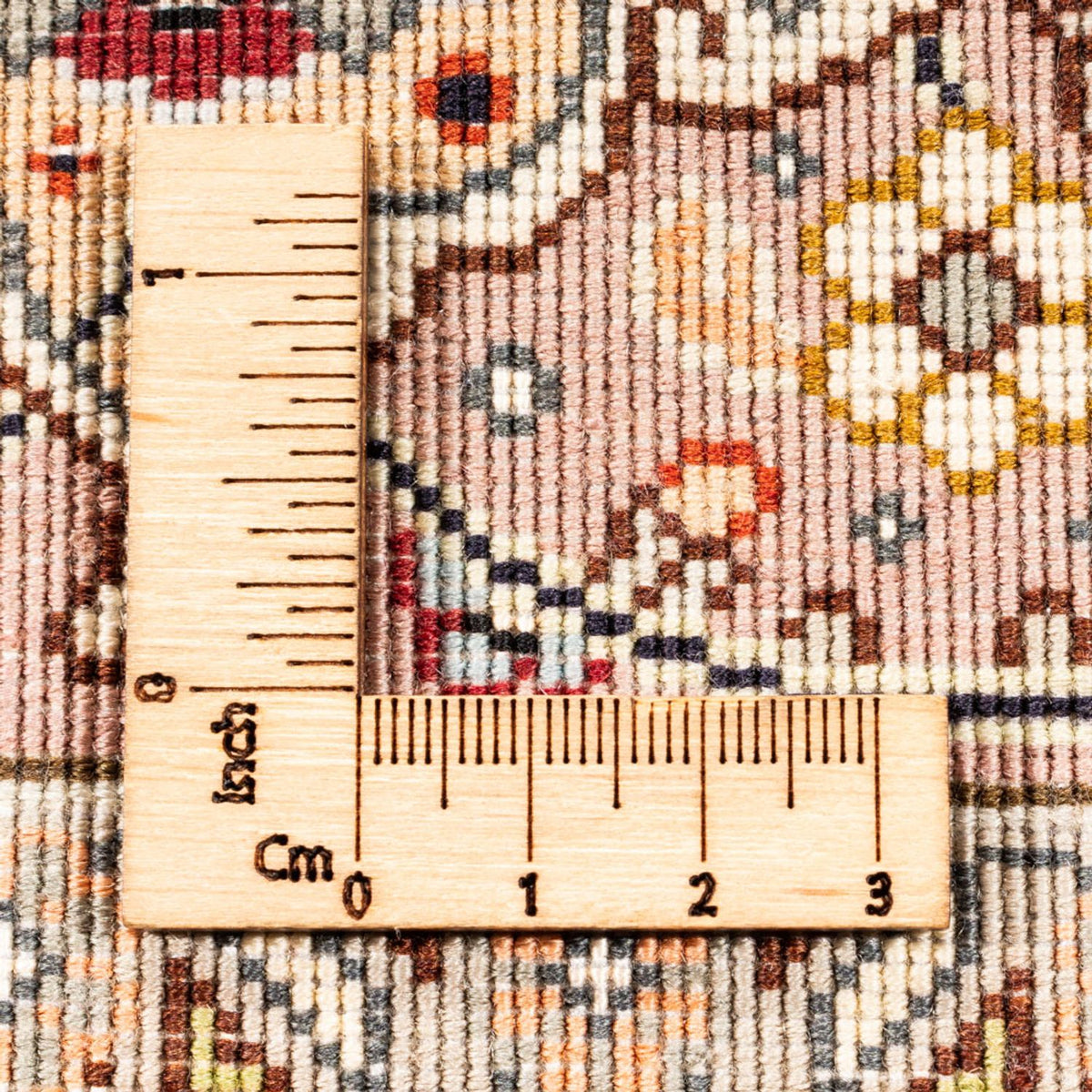 Persisk matta - Tabriz - Royal kvadrat  - 206 x 204 cm - mörk beige