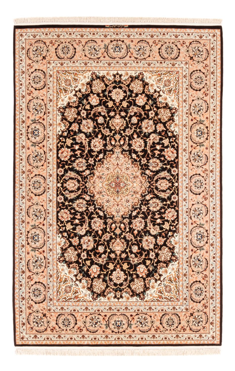 Runner Persisk matta - Isfahan - Premium - 227 x 148 cm - mörkblå